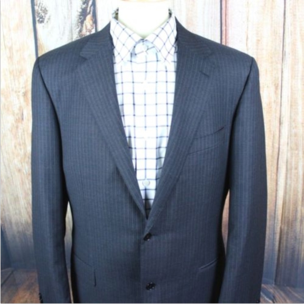 CANALI Men's Suit 46L 2 Button Dual Vent 36x32